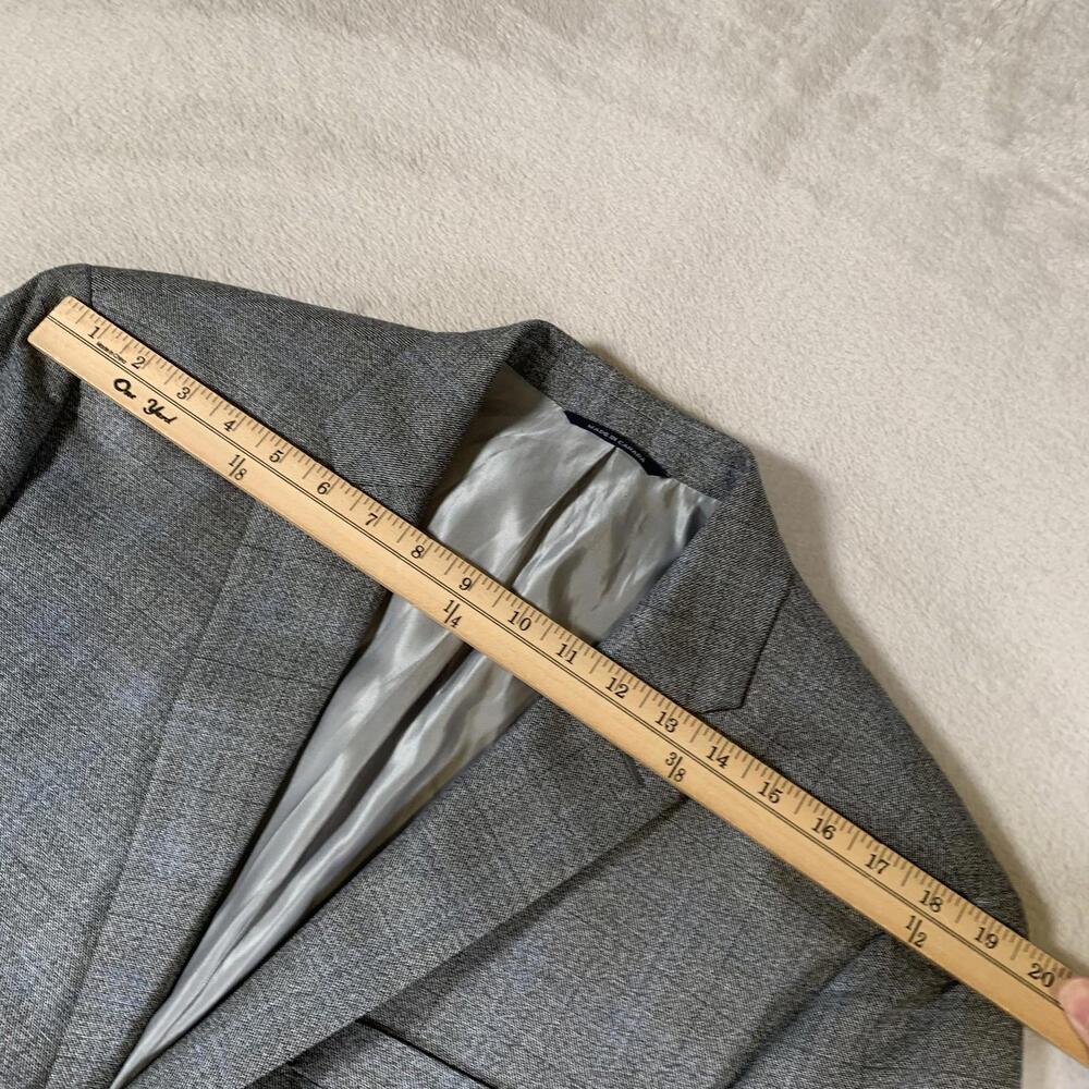 Ralph Lauren Blazer Mens 42R Plaid Wool Silk Sport Coat Dillard’s Made Canada - Picture 4 of 15